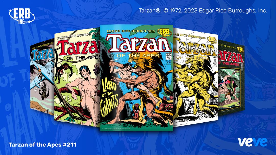 ERB, Inc. Digital Comics — Tarzan #216 - VeVe Digital Collectibles