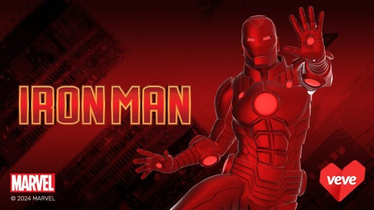Bienvenue 7 Iron Man Metallic Red