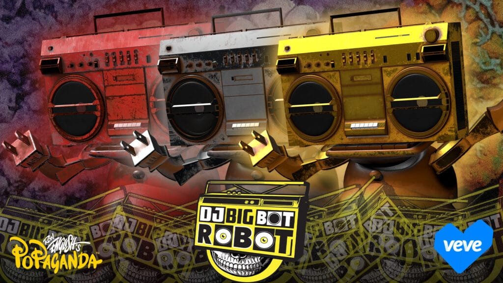 Ron English — DJ Big Bots & Record #1