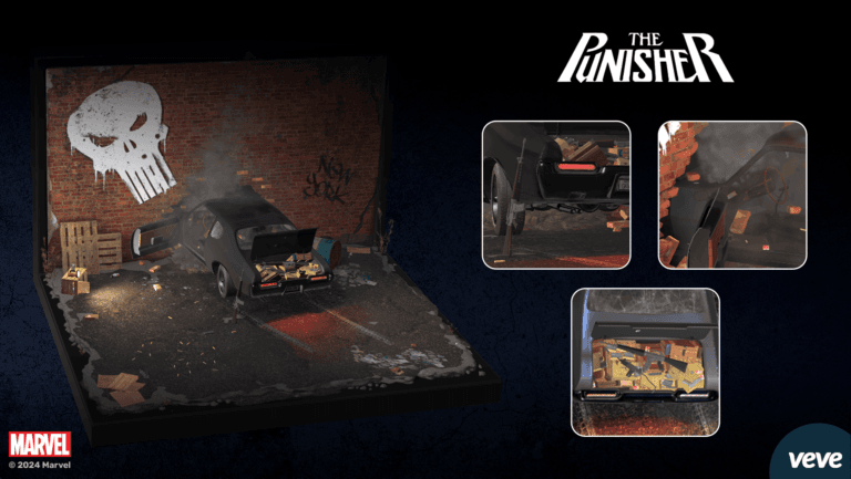 Bienvenue 8 Diorama The Punisher