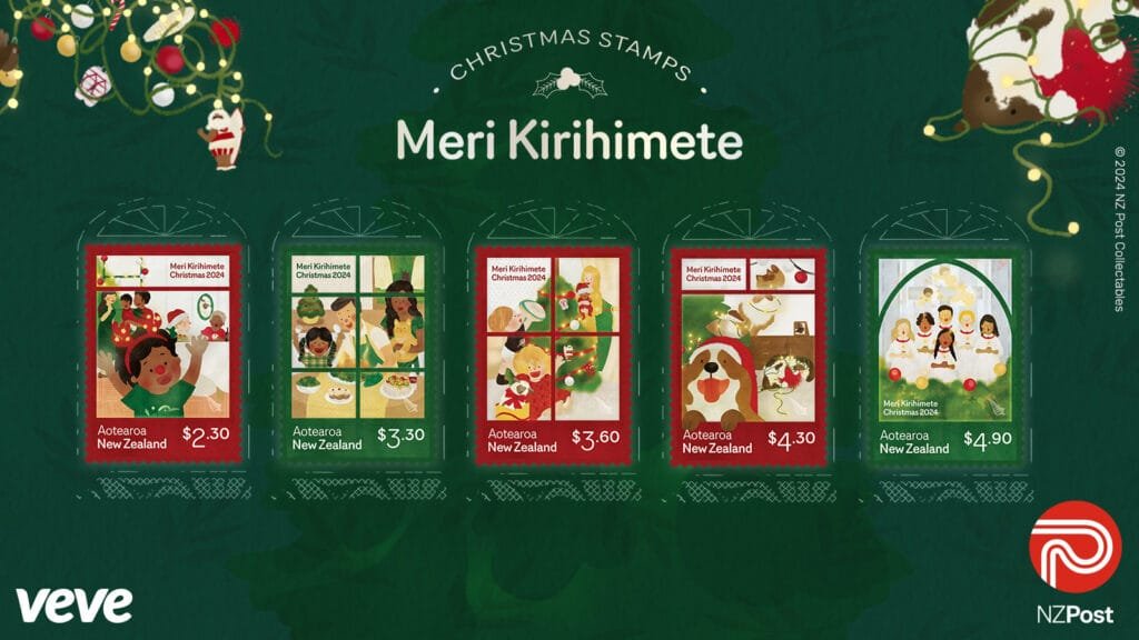 VeVe Timbres NZ — Christmas 2024