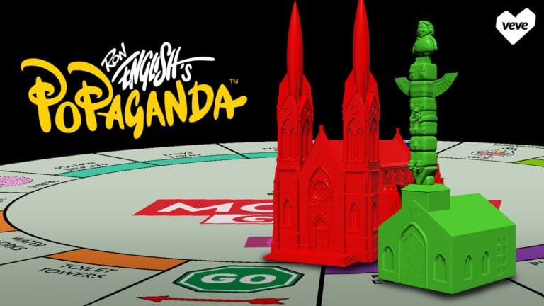 Bienvenue 8 Ron English — Mogul Grin Board Game Series 2