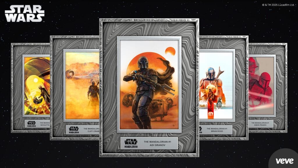 Bienvenue 18 Série d'œuvres encadrées Star Wars The Mandalorian #1