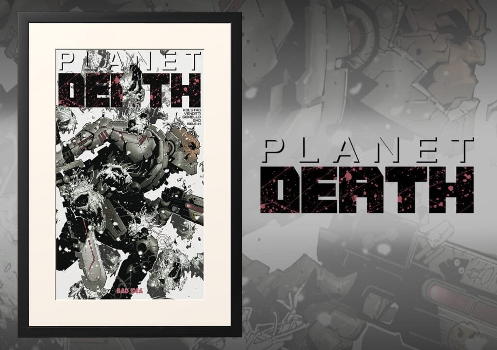 Bienvenue 17 PLANET DEATH #1 - Comics et œuvres d'art encadrées