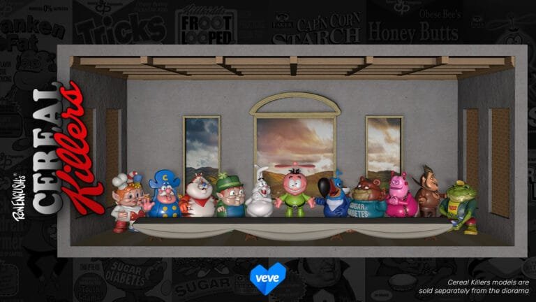 Bienvenue 16 Ron English —Last Supper Diorama