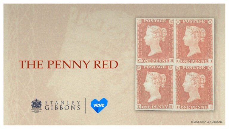 Bienvenue 14 Stanley Gibbons — Penny Red