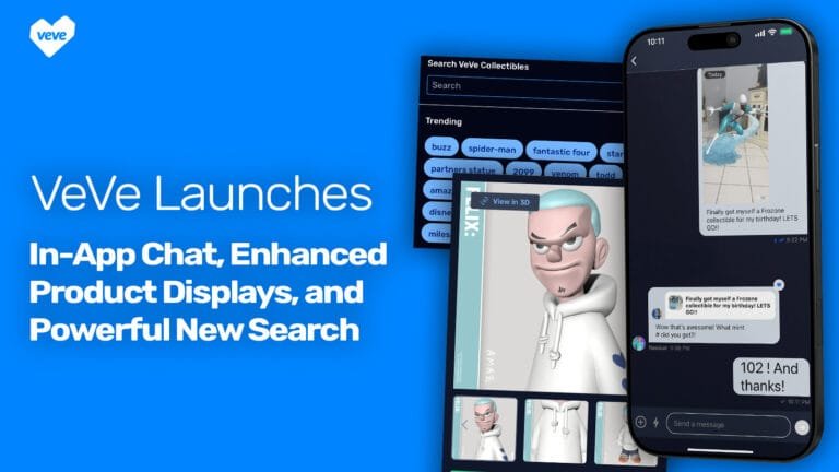 Bienvenue 15 VeVe lance un chat intégré à l'application, des affichages de produits améliorés et une nouvelle recherche puissante