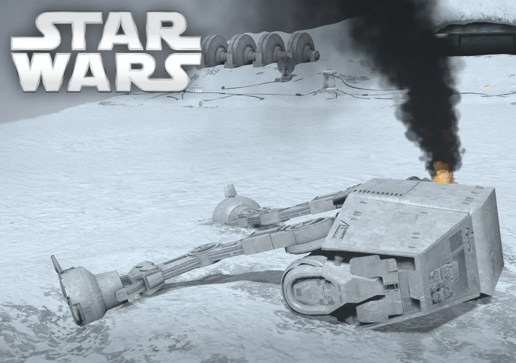 Diorama du champ de bataille de HOTH - Défense de la base Echo