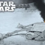 Diorama Star Wars – Champ de bataille de HOTH – Défense de la base Echo