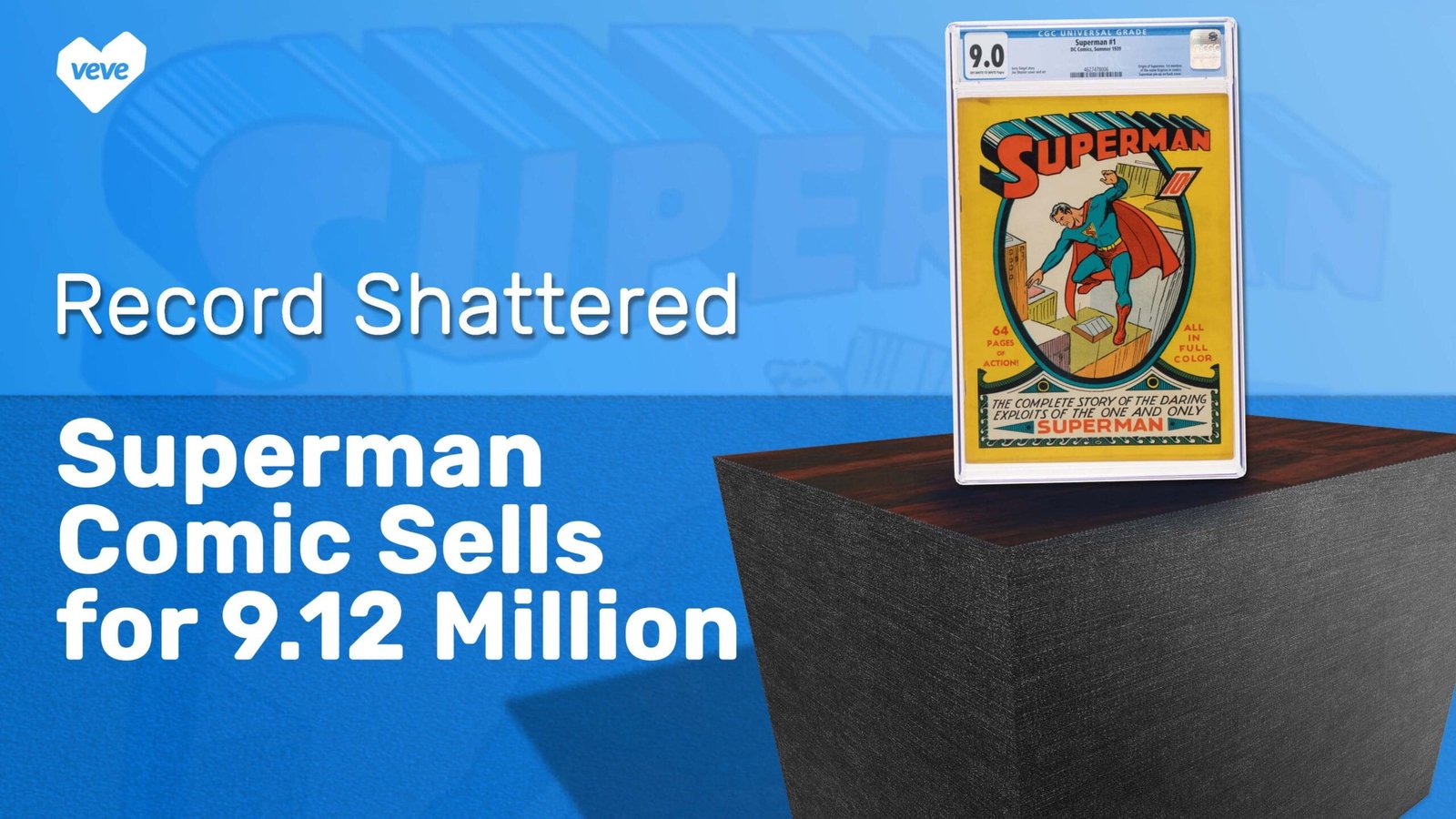 Record battu : une bande dessinée Superman vendue pour 9,12 millions