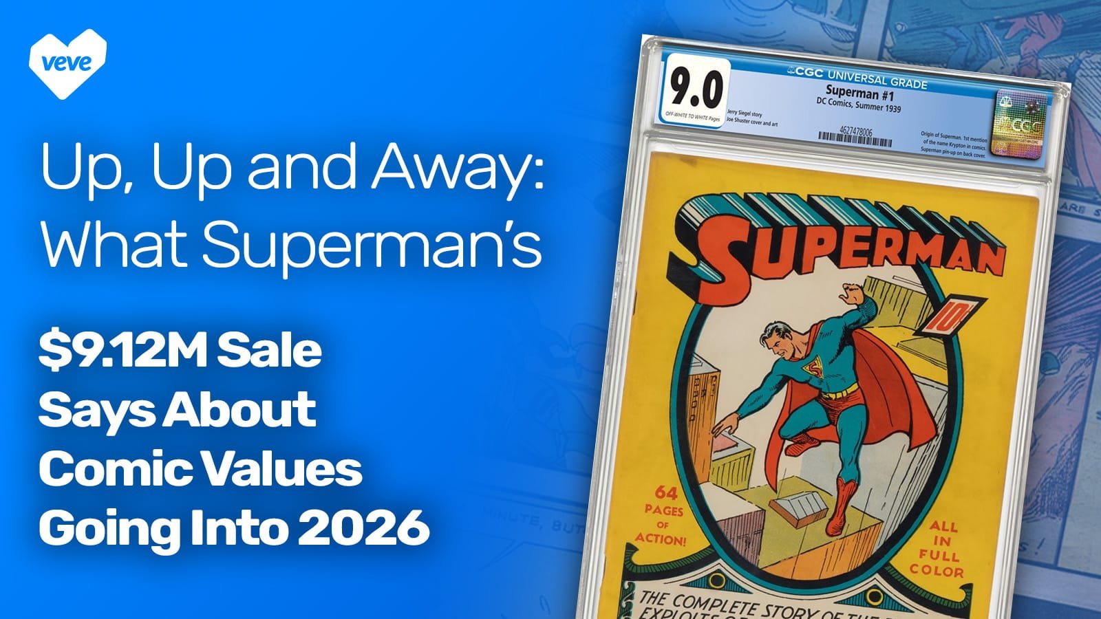 Envolée vers les sommets : que révèle la vente de Superman pour 9,12 millions de dollars sur la valeur des comics à l’aube de 2026 ?