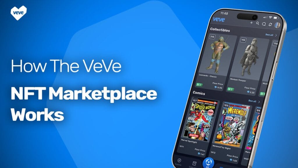 Comment fonctionne la place de marché VeVe NFT