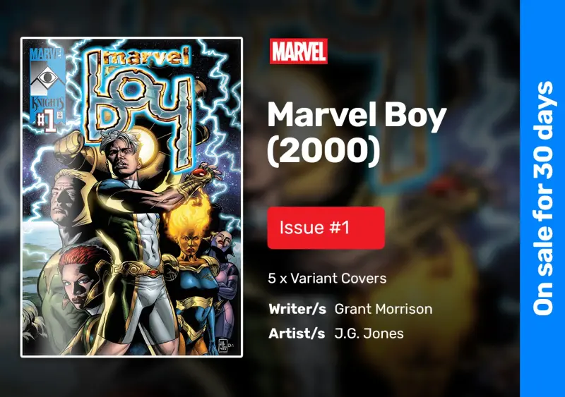 Bienvenue 26 Digital Comics - Marvel Boy #1