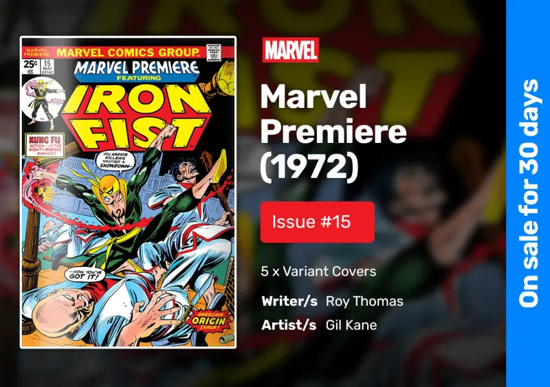 Bienvenue 25 Digital Comics - Marvel Premiere #15