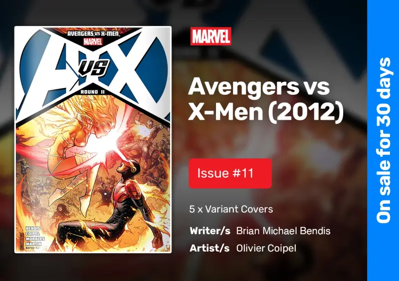 Bienvenue 31 Avengers vs X-Men #11