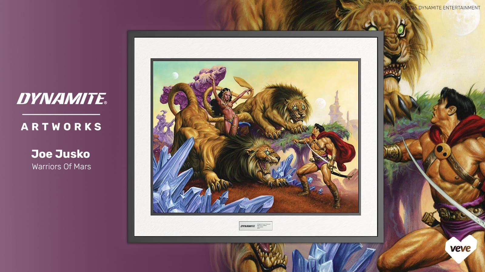 Dynamite Artworks – Joe Jusko – Guerriers de Mars
