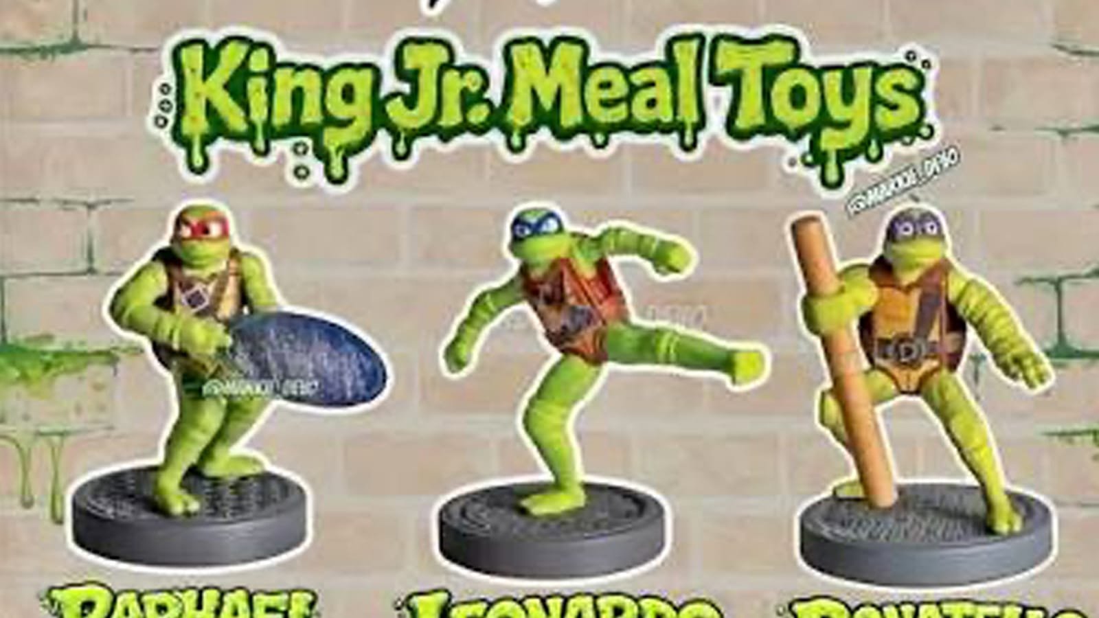 Les objets de collection TMNT les plus mémorables issus des promotions de restaurants