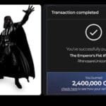 Objets de collection Star Wars : Figurine Darth Vader Mint n° 1977 vendue pour 25 000 $